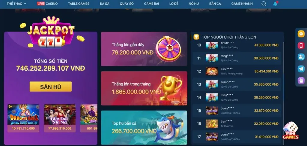 Lợi ích khi chơi nổ hũ tại z888p
